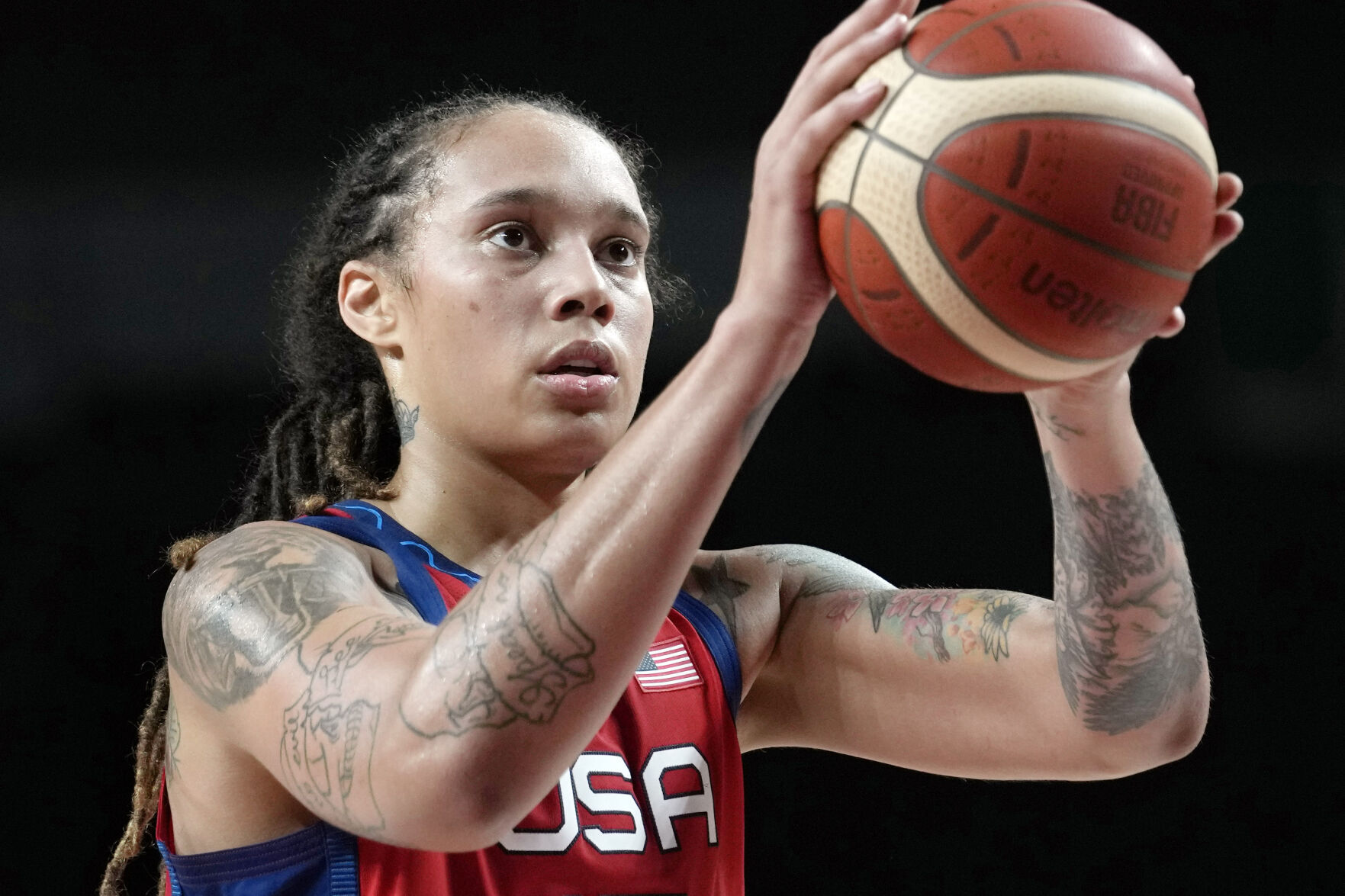 Paul Newberry Brittney Griner Basketball